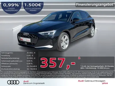 Gebraucht Audi A3 Advanced 204 PS (150 kW) 2025 Mythosschwarz metallic Limousine