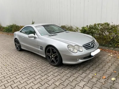 Gebraucht Mercedes SL500 2002 Silber Cabrio