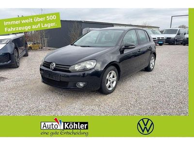 Gebraucht VW Golf VI Comfortline 122 PS (89 kW) 2009 Deep black Kleinwagen