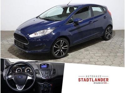 Gebraucht Ford Fiesta Trend 82 PS (60 kW) 2017 Blau Limousine