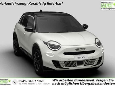 Nuova Fiat 600 La Prima 145 CV (106 kW) 2026 Bianco SUV