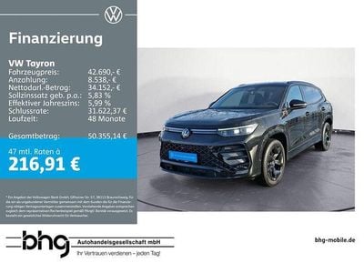 Gebraucht VW Tayron R-line 150 PS (110 kW) 2025 Schwarz SUV