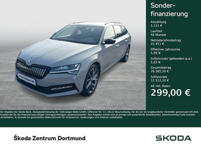 Gebraucht Skoda Superb SportLine 218 PS (160 kW) 2022 Grau Kombi