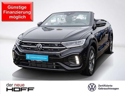 Gebraucht VW T-Roc Cabriolet R-line 150 PS (110 kW) 2025 Deep black perleffekt schwarz Cabrio