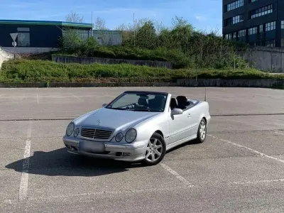 Gebraucht Mercedes CLK200 Avantgarde 136 PS (100 kW) 2000 Silber Cabrio