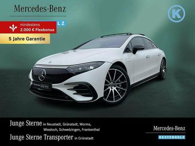 Gebraucht Mercedes EQS450+ AMG 244 kW (333 PS) 2021 Weiß Limousine