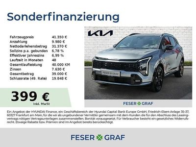 Lunarsilber/schwarz Neu 2025 Kia Sportage GT-Line SUV | 41.350 € (Fairer Preis)