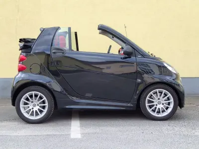 Usata Smart ForTwo Cabrio Passion 71 CV (52 kW) 2015 Nero Cabrio