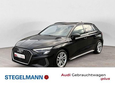Gebraucht Audi A3 S-Line 116 PS (85 kW) 2024 Mythosschwarz metallic Limousine