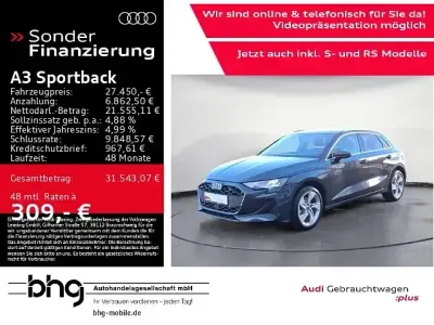 Gebraucht Audi A3 Comfort 116 PS (85 kW) 2025 Manhattangrau metallic Kombi