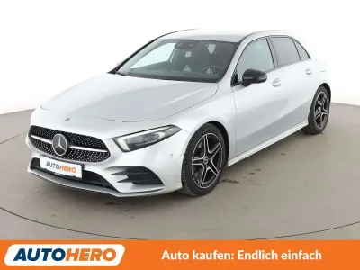 Gebraucht Mercedes A250 AMG line 224 PS (164 kW) 2019 Iridiumsilber Limousine