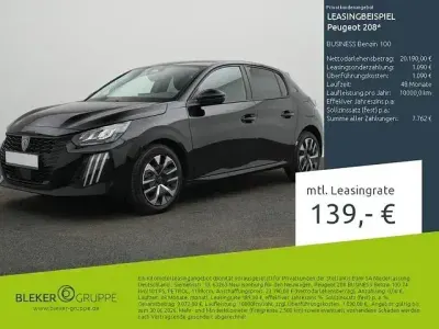 Neu Peugeot 208 Business-Line 101 PS (74 kW) 2026 Met. perla nera schw Kleinwagen