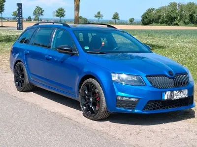 Occasion Skoda Octavia RS 184 ch (135 kW) 2016 Bleue Break