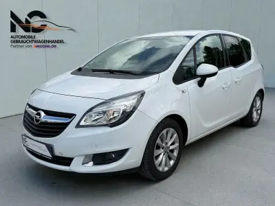 Gebraucht Opel Meriva drive 120 PS (88 kW) 2016 Weiß Van / Kleinbus