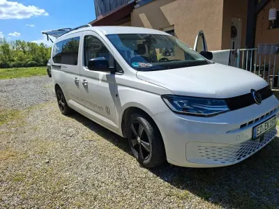 Occasion VW Caddy Dark Label 122 ch (89 kW) 2022 Blanc Monospace