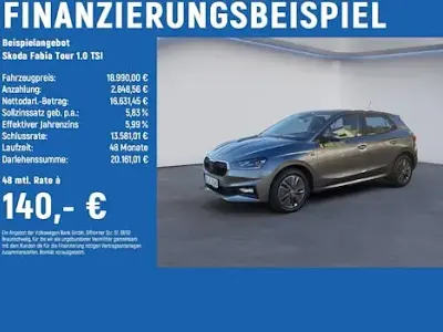 Gebraucht Skoda Fabia Tour 95 PS (69 kW) 2025 Grau Kleinwagen