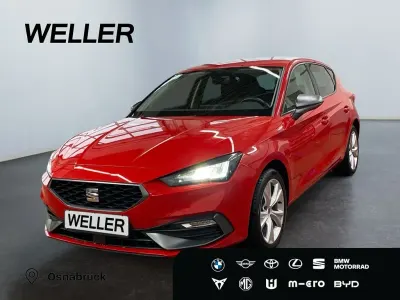Używany Seat Leon FR 204 KM (150 kW) 2021 Czerwony Sedan/Limuzyna