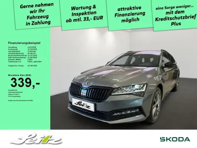 Używany Skoda Superb SportLine 200 KM (147 kW) 2024 Szary Kombi
