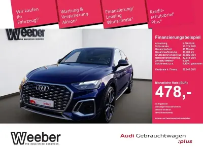 Gebraucht Audi Q5 Sportback S-Line 299 PS (219 kW) 2022 Navarrablau metallic SUV