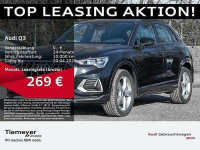 Mythosschwarz metallic Gebraucht 2024 Audi Q3 Advanced Plus SUV | 43.790 € (Teuer)