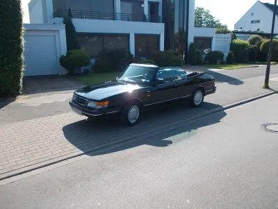 Gebraucht Saab 900 Cabriolet 125 PS (91 kW) 1990 Schwarz Cabrio