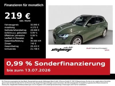 Gebraucht Audi A3 Advanced Plus 116 PS (85 kW) 2025 Distriktgrün metallic Limousine