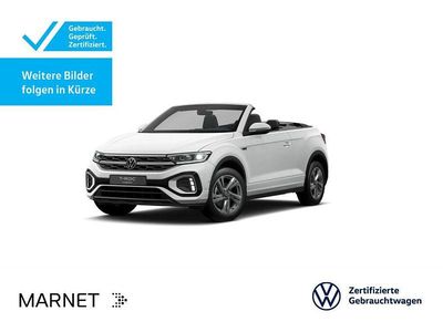 Gebraucht VW T-Roc Cabriolet R-line 150 PS (110 kW) 2025 Pure white/schwarz Cabrio