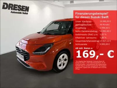 Neu Suzuki Swift Comfort 82 PS (60 kW) 2026 Flame orange pearl metallic Kleinwagen