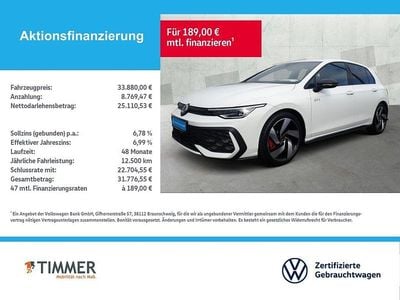 Gebraucht VW Golf VIII GTI 265 PS (194 kW) 2024 Pure white Limousine