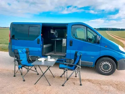 Gebraucht Opel Vivaro 2013 Blau Van / Kleinbus