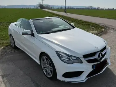Gebraucht Mercedes E350 AMG line 252 PS (185 kW) 2014 Weiß Cabrio