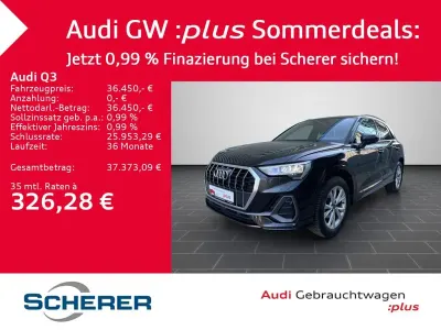 Gebraucht Audi Q3 S-Line 150 PS (110 kW) 2025 Mythosschwarz metallic SUV