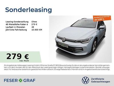 Crystal ice blue metallic Gebraucht 2025 VW Golf VIII Life Kombi | 24.901 € (Guter Preis)