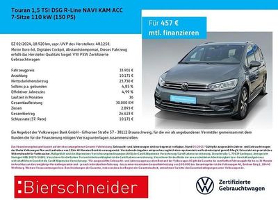 Grau Gebraucht 2024 VW Touran R-line Van / Kleinbus | 34.811 € (Fairer Preis)