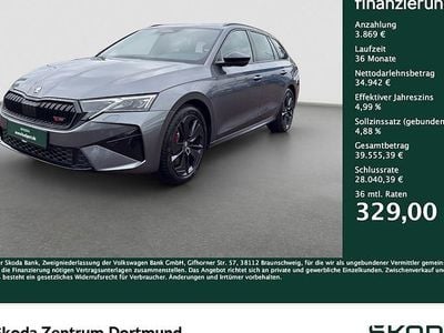 Neu Skoda Octavia RS 265 PS (194 kW) 2025 Grau Kombi