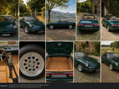 Gebraucht Alfa Romeo Spider 120 PS (88 kW) 1993 Grün Cabrio