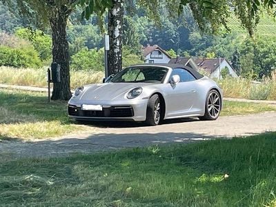 Begagnad Porsche 911 Carrera 4S Cabriolet 450 HK (330 kW) 2019 Silver Cab