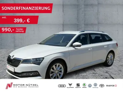 Gebraucht Skoda Superb Premium Edition 200 PS (147 kW) 2023 Moonweiss metallic Kombi