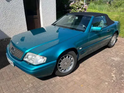 Gebraucht Mercedes SL320 245 PS (180 kW) 1997 Grün Cabrio