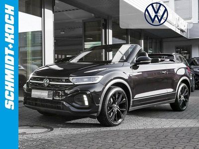 Gebraucht VW T-Roc Cabriolet R-line 150 PS (110 kW) 2023 Schwarz Cabrio