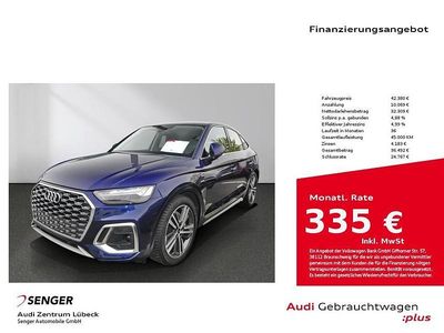Second-hand Audi Q5 Sportback S-Line 299 CP (219 kW) 2023 Albastru SUV