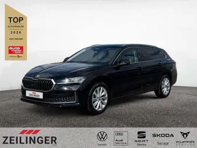 Neu Skoda Superb 150 PS (110 kW) 2026 Ebony schwarz Kombi