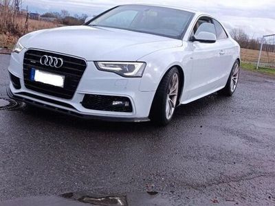 gebraucht Audi A5 3.0 TFSI Coupe Quattro S-Tronic Aut. Weiß S Line 507 PS