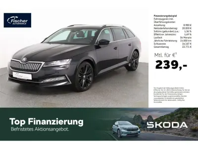 Gebraucht Skoda Superb Style 218 PS (160 kW) 2022 Schwarz Kombi
