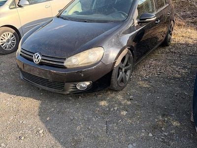 Gebraucht VW Golf VI 2009 Schwarz Kleinwagen