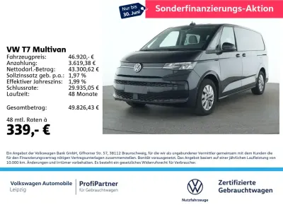 Gebraucht VW Multivan Life 150 PS (110 kW) 2024 Schwarz Van / Kleinbus