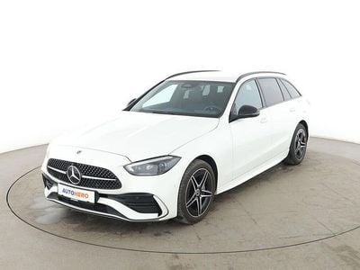 Gebraucht Mercedes C300e AMG line 129 PS (94 kW) 2022 Weiß Kombi