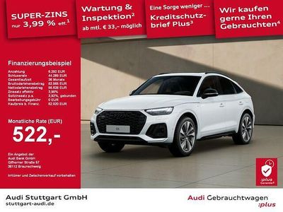 Gebraucht Audi Q5 Sportback S-Line 367 PS (269 kW) 2024 Gletscherweiß metallic SUV