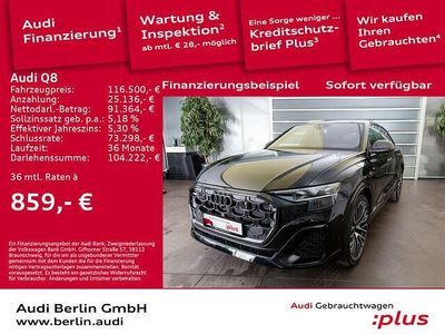 Gebraucht Audi Q8 Ambiente 489 PS (359 kW) 2025 Mythosschwarz metallic SUV