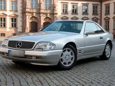 Gebraucht Mercedes SL500 320 PS (235 kW) 1996 Silber Cabrio